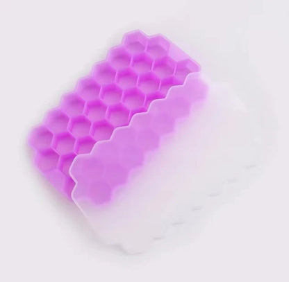 4/2/1PCS Silicone Ice Cube Mold 148 Cube Large-capacity Ice Trays Food Grade Ice Maker BPA Free Reusable Ice Maker with Lids