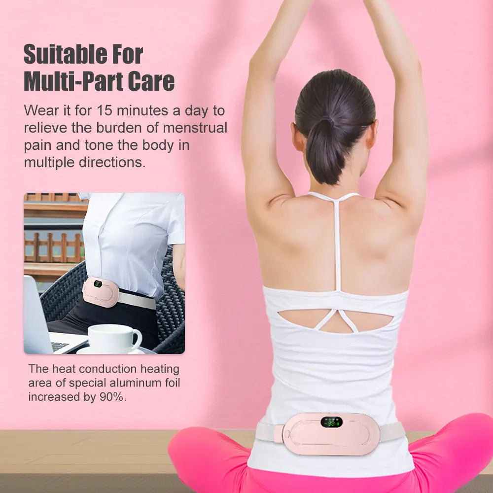 Portable Heating Pad Menstrual Heating Massager Belt Abdominal Belt Period Relief Thermal Massager Belly Warm Palace Belt