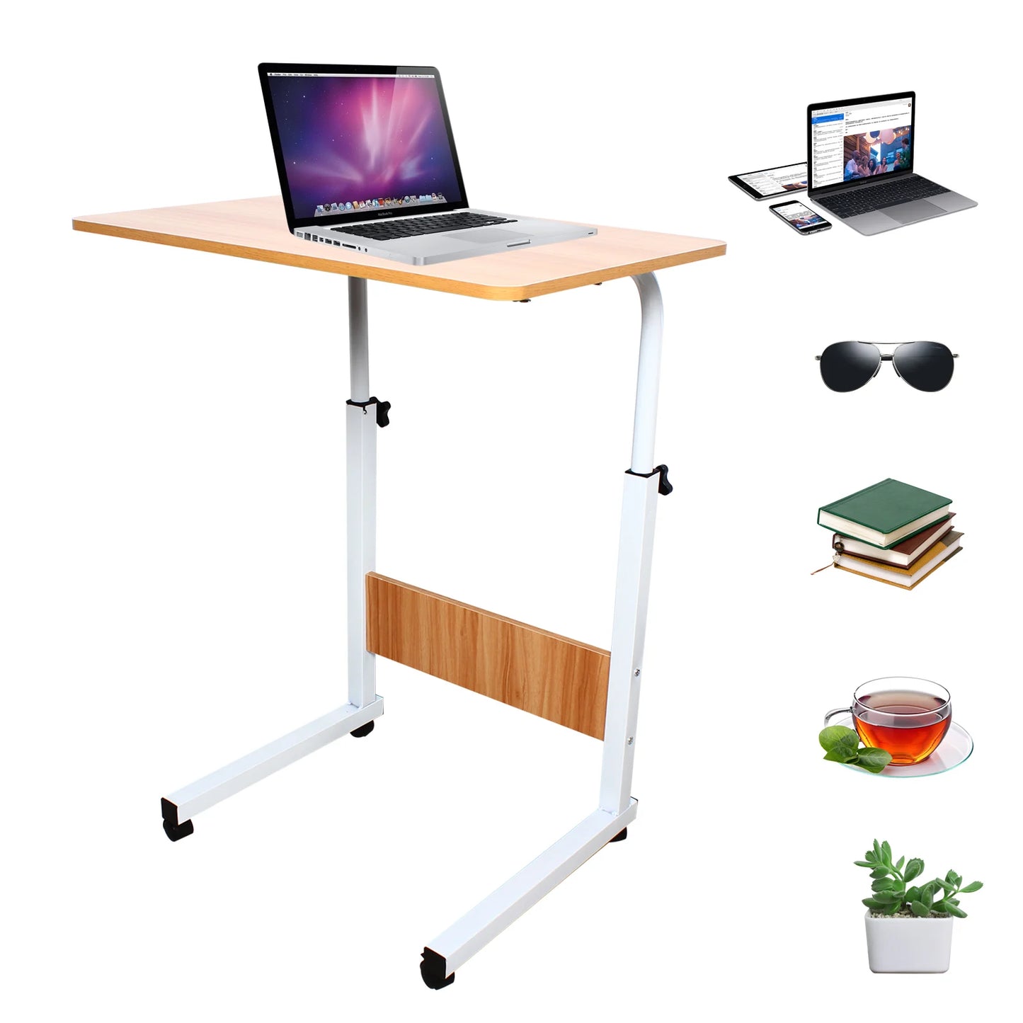 Portable ComputerHolder Height Adjustment Houshold Large Desktop Laptop Table Lazy Computer Stand Snack Coffee Table Stand