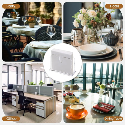 Transparent Acrylic Napkin Holder Vertical Napkin Holder Paper Dispenser Tissue Box Organizer Hotel Restaurant Table Decor