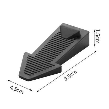 1pcs Arrow Shaped Non Slip Rubber Door Stopper For Bedroom Study Silent Door Anti Impact Door Stopper