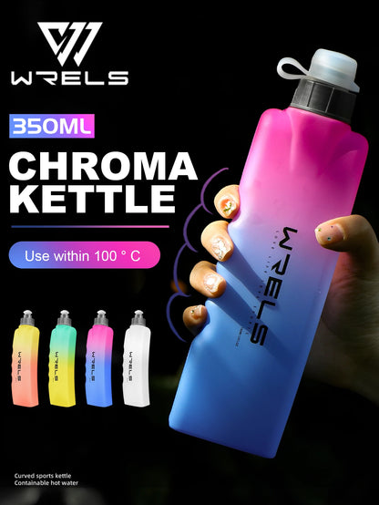 WRELS Sport Water Bottle Material Sports Fitness Running Riding Camping Hiking Portable Kettle Lightweight Water Bottle