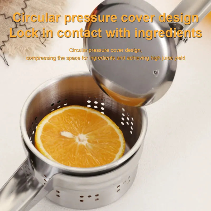 304 Stainless Steel Manual Juicer Lemon Squeezer Household Potato Masher Garlic Squeezer Vegetable Squeezer