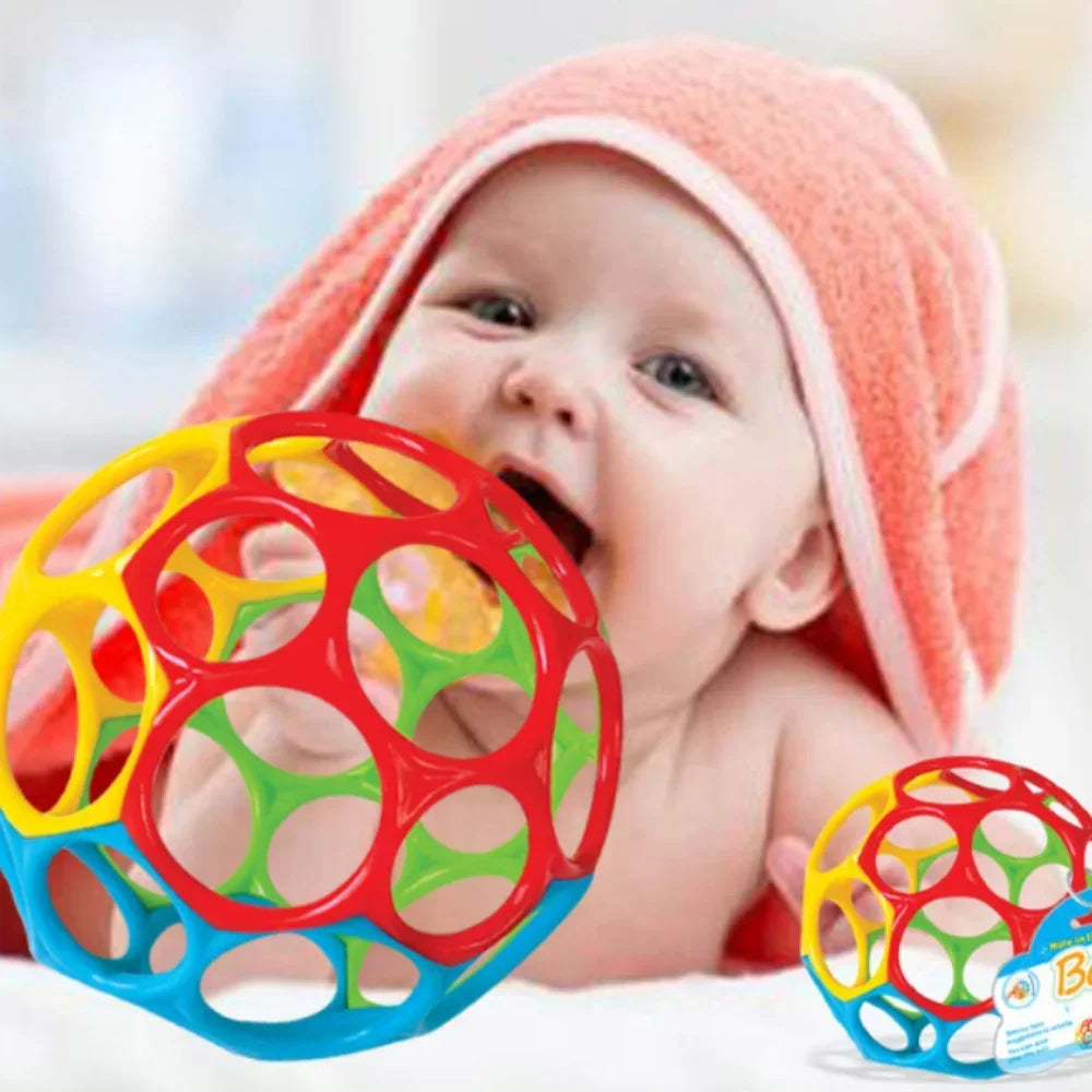 1Pc Baby Sensory Balls Baby Intelligence Develop Wave Ball Hand Bell Bite Catch Infant Sensory Development Toys for Children