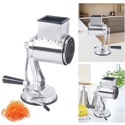 Rotary Cheese Grater Food Mills Grinder Vegetable Chopper Drum Blade Grinding Tool Set Kitchen Accessories