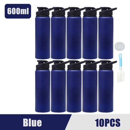 Portable Stainless Steel Water Bottle Bicycle Riding Drinking Water Bottle Outdoor Sport Travel Mug Metal Stainless Steel Bottle