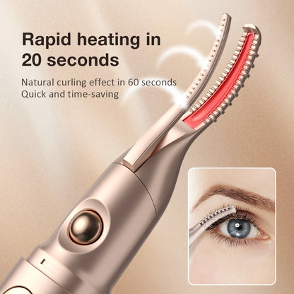 Electric Eyelash Curler Eyebrow Trimmer 2 in 1 Multifunctional Heated Eye Lashes Long Lasting Naturally Curled Tools Make Up