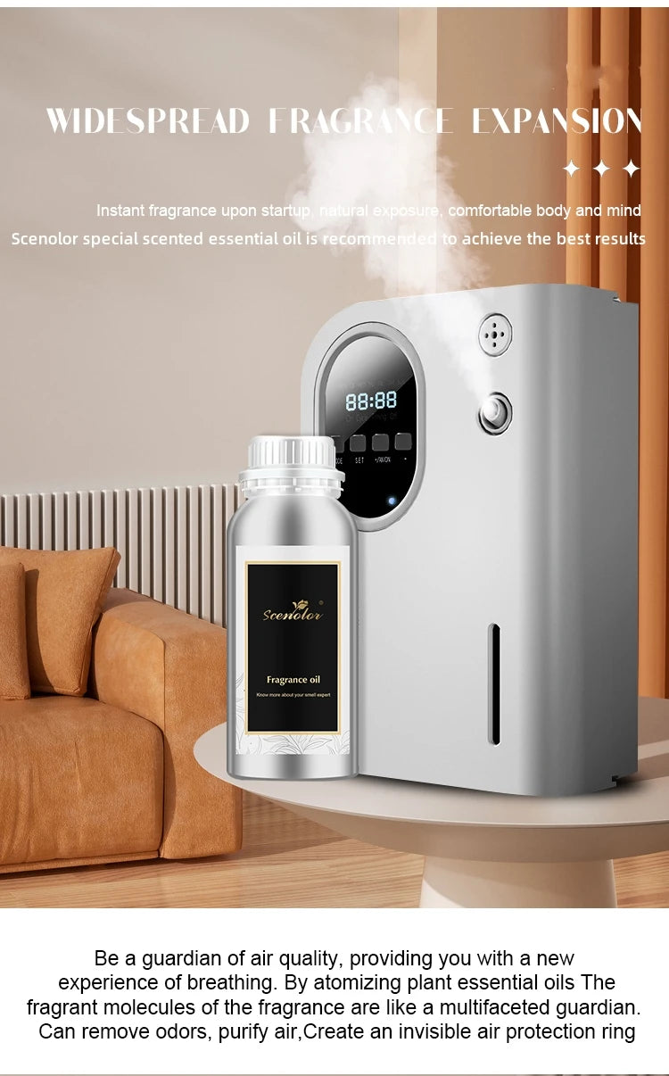 300m³ Large Coverange Diffuser Aromatherapy Machine Smell Distributor Fragrance Diffuser Home Office Room Hotel Aroma Diffuser