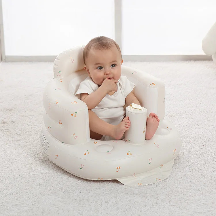 PVC Baby Inflatable Small Sofa Learning To Sit Baby Learning Seat Bath Bath Stool Portable Folding Toys Kids Sofa Sofa for Kids