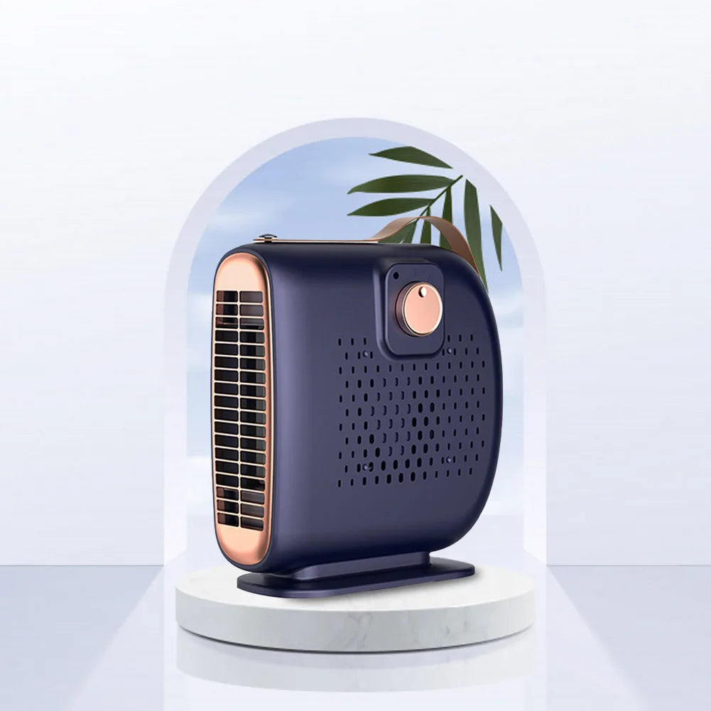 Electric Heater Fan Low Noise Portable Space Heater Anti Scald Desktop Heating Fan Electric Personal Warmer for Home Office