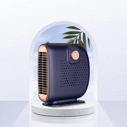 Electric Heater Fan Low Noise Portable Space Heater Anti Scald Desktop Heating Fan Electric Personal Warmer for Home Office