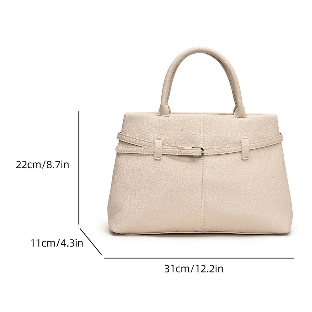 Tote Bag PU Leather Crossbody Bag Fashion Top Handle Bag Designer Ladies Purse for Women Work Shopping Travel