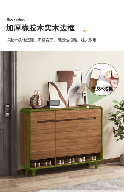 Nordic Retro Luxury Corridor Shoe Cabinet