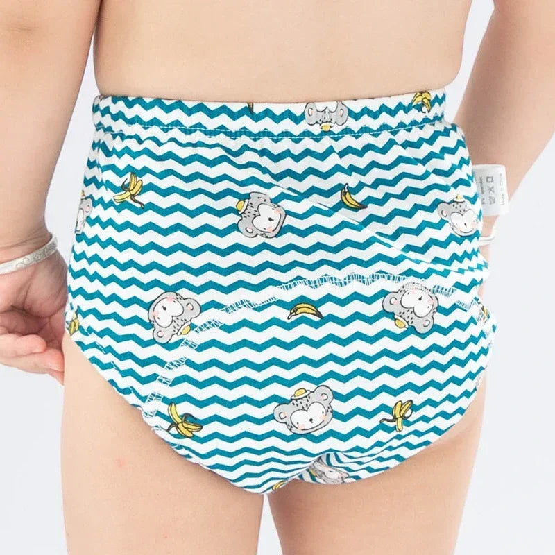 6 Layers of Waterproof and Reusable Cotton Baby Training Pants Baby Shorts Underwear Baby Diapers Diapers Underwear Diaper