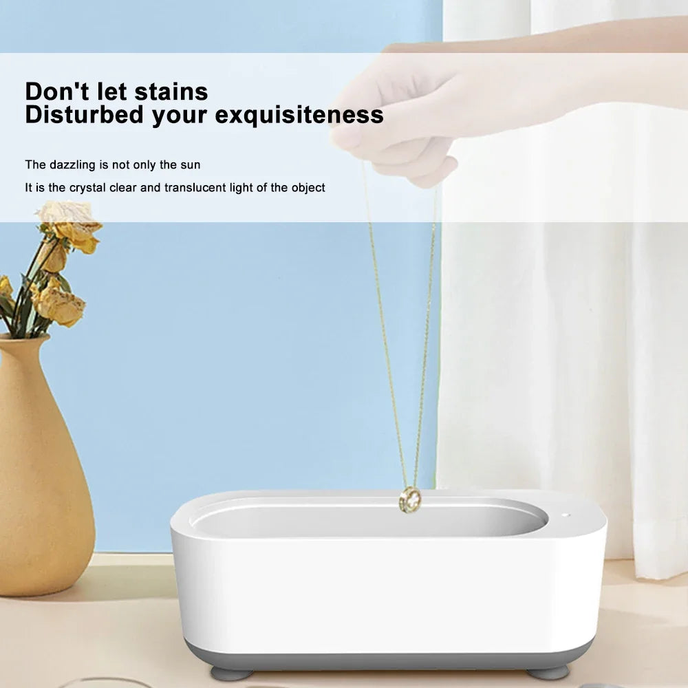 Xiaomi 45000hz Ultrasonic Cleaner Pro Deep Clean Jewelry Glasses Watches Usb-c Rechargeable Portable Design For Home Travel Use