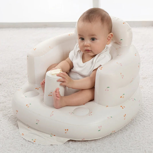 PVC Baby Inflatable Small Sofa Learning To Sit Baby Learning Seat Bath Bath Stool Portable Folding Toys Kids Sofa Sofa for Kids