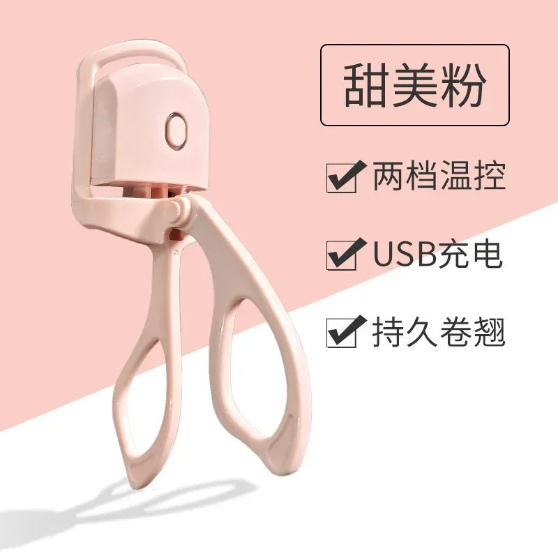 Naturally Curled Electric Eyelash Curler Intelligent Temperature Control Styling Make Up Eyelashes Curl Lasting Lash Curler Tool