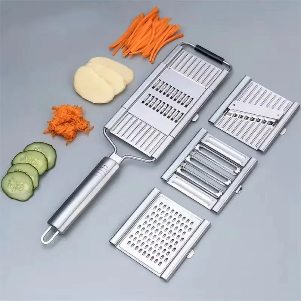 4 in 1 Vegetable Slicer Multi-Purpose Grater Cutter Peeler for Fruits Potato Peeler Carrot Grater Vegetables Kitchen Accessories