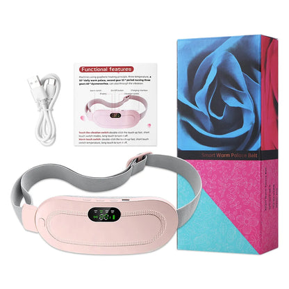 Period Pain Relief Device Menstrual Heating Portable Heating Pad Self Massage Period Cramp Massager Colic Belt Massage Products