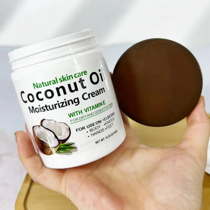 300g/10.58fl.oz Natural Coconut Oil Organic Premium Cold Pressed Repair Dry Skin Hair Care Body Massage Moisturizing Cream