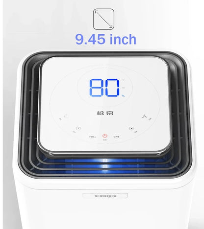 New 23L / day efficient dehumidifier Home bedroom clothes dryer Low noise dehumidifier Commercial High power absorption dryer