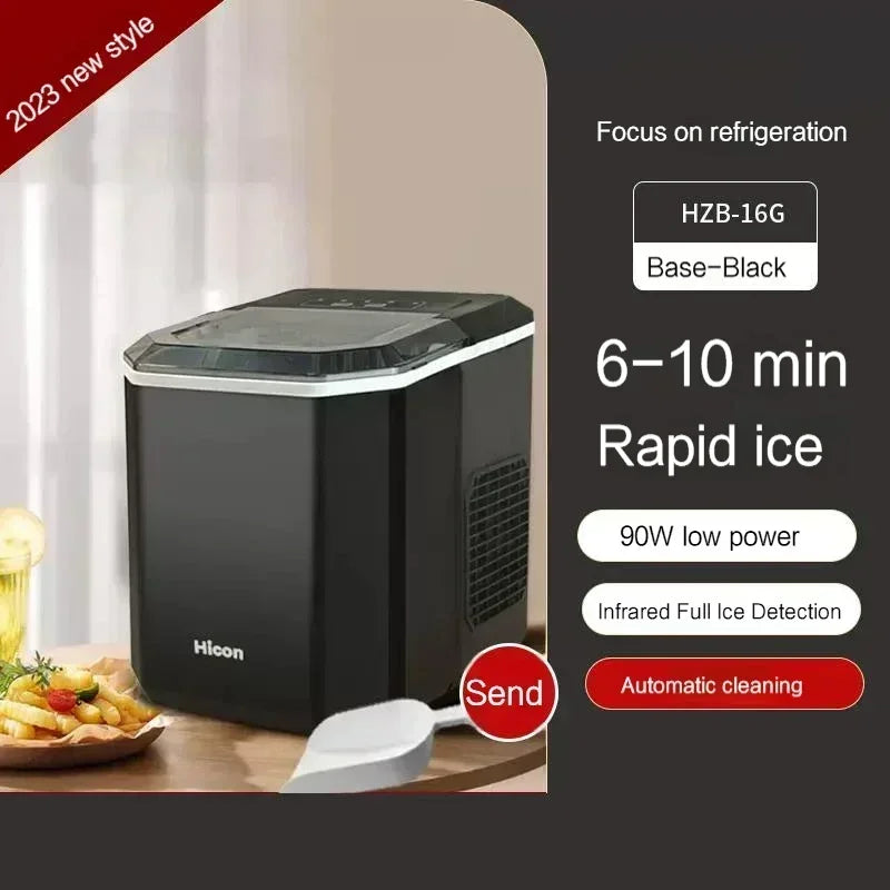 15KG Ice Machine Portable Electric Ice Maker Machine Mini Countertop Ice Cube Maker Appliance Home Commercial Ball Maker