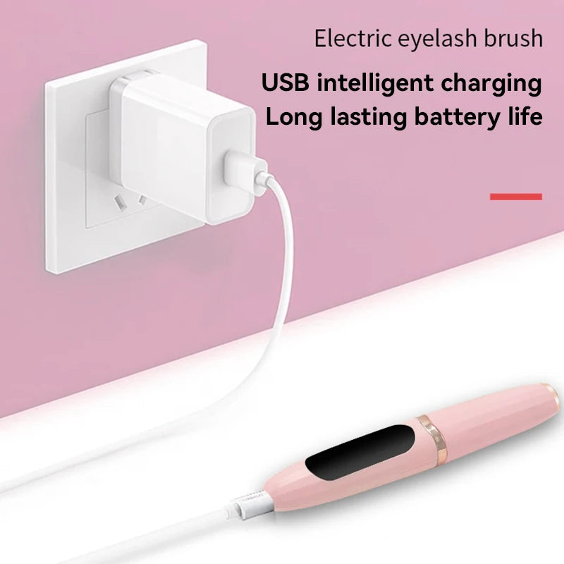 Electric Eyelash Curler Portable Eyelash Curling Device Quick Natural Eyelash Curler Safe Long Lasting Make up Tool 2025