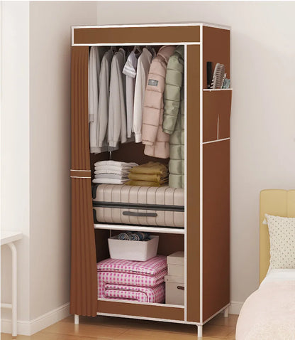 Simple Wardrobe Bedroom Household Simple Assembly Cloth Wardrobe Rental Housing Storage Wardrobe Storage Simple Storage Cabinet