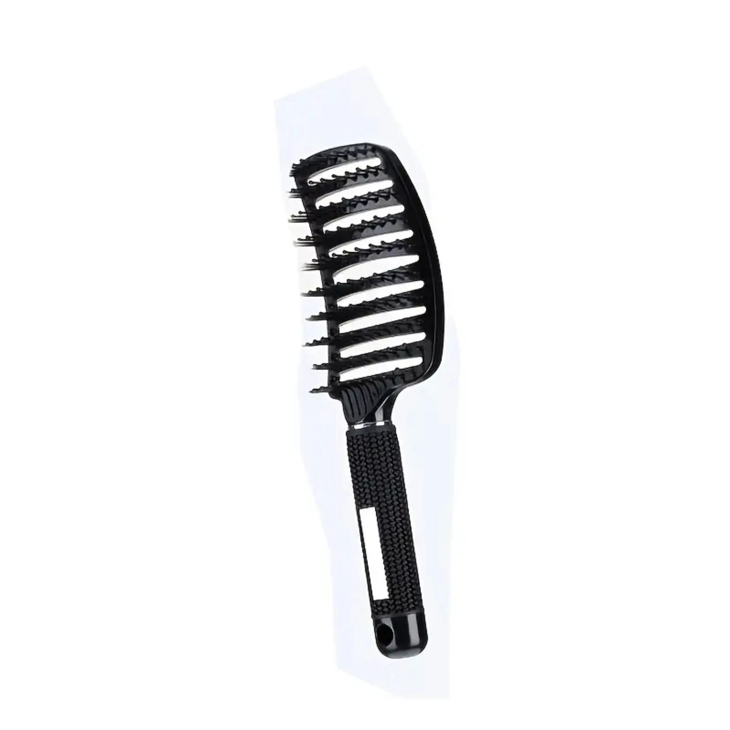 Top High Cranial Smooth Big Curved Hairdressing Comb with Bristle for Straight, Plastic Curly Hair Wig Comb and Hair Massage