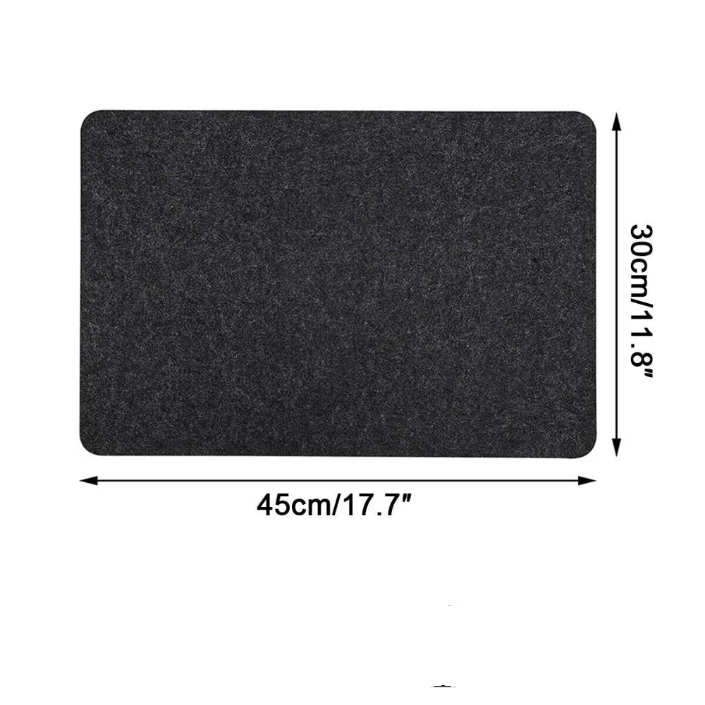 Silicon Heat Resistant Mat New Air Fryer Heatproof Worktop Protector Heat Insulation Felt Slide Countertop Protector