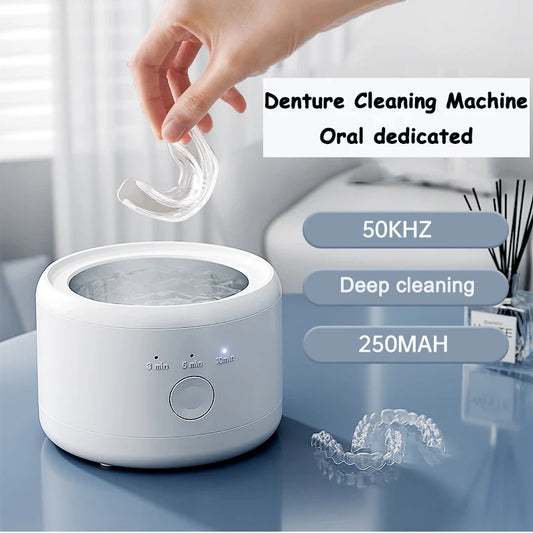 New Electric Braces Box Cleaning Box Multi-function Invisible Retainer Denture Cleaning Machine Jewelry Orthodontic Cleaner