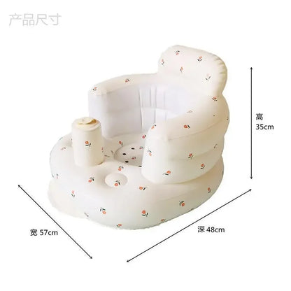 PVC Baby Inflatable Small Sofa Learning To Sit Baby Learning Seat Bath Bath Stool Portable Folding Toys Kids Sofa Sofa for Kids