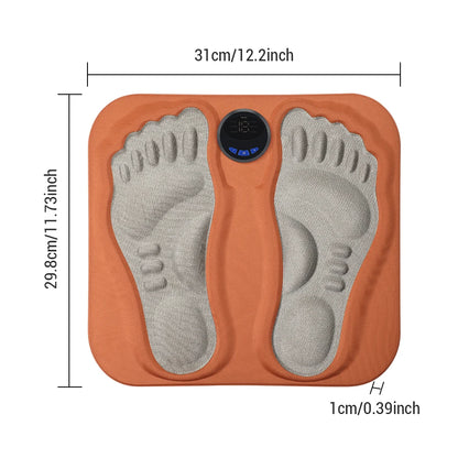 Smart EMS Foot Massager Pad Electric Shaking Hammering Body Muscle Relaxing Massage Machine Remove Edema Leg Shaping