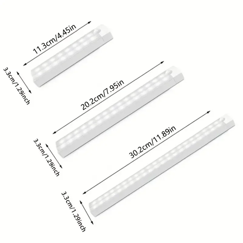 1PCS Human Ultra-thin Sensing Intelligent USB Charging Sensing Light Strip Display Cabinet Kitchen Wardrobe Dimming Light