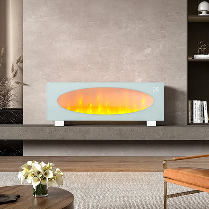 KOMORE 42-inch Freestanding Electric Fireplace with Remote and WiFi function, 7 Colors, 1000W&2000W