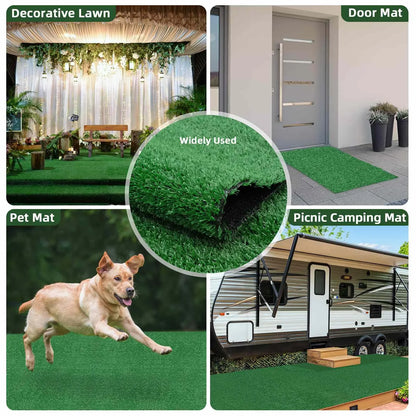 200-400cm Artificial Grassland Simulation Moss Lawn Turf Fake Green Grass Mat Carpet DIY Micro Landscape  Floor Decor Plants Ivy