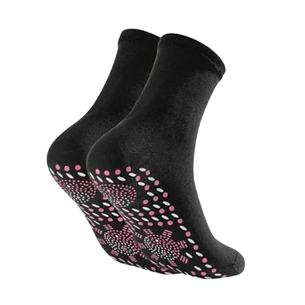 Winter Warm Self Heated Massage Socks Therapy Non-slip Therapy Massage Socks Comfortable Arch Support for Camping Hiking Skiing