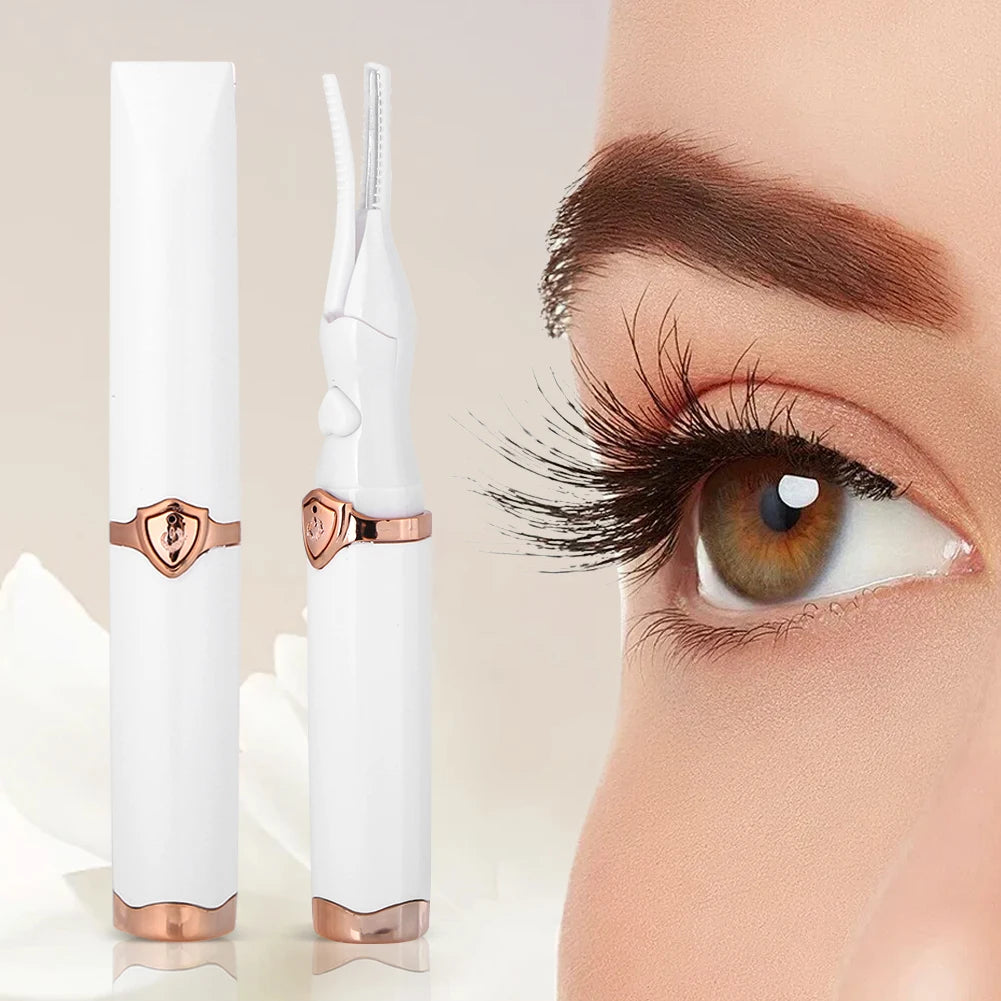 Electric Eyelash Curler USB Rechargeable Portable Eyelash Curler 2 Heating Modes Long Lasting for Quick Natural Curling