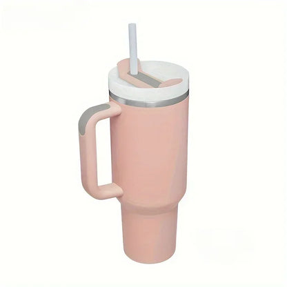 40oz Coffee Cup 1200ML High Quality Insulated Tumbler With Handle Straw Double Wall Thermal Travel Cup Perfect Gift