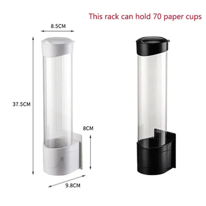 2024 New Dispenser Automatically Drop Cup Remover Disposable Cup Plastic Cup Paper Dust Storage Rack