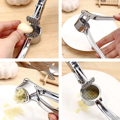 Kitchen Stainless Steel Garlic Smasher Squeezer Manual Press Grinding Tool Kitchen Accessories Kitchen Gadgets and Accessories