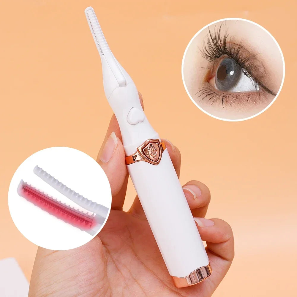 Naturally Curled Electric Eyelash Curler Intelligent Temperature Control Styling Make Up Eyelashes Curl Lasting Lash Curler Tool