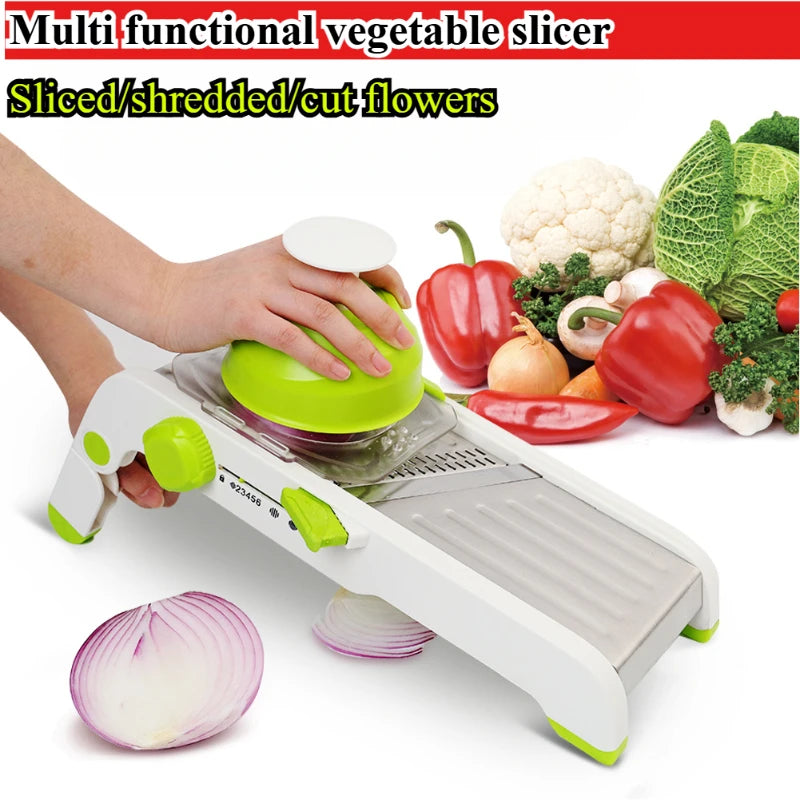 Professional Mandoline Vegetable Slicer 304 Stainless Steel Vegetable Cutter Onion Potato Cabbage Shredder Kitchen Accessories