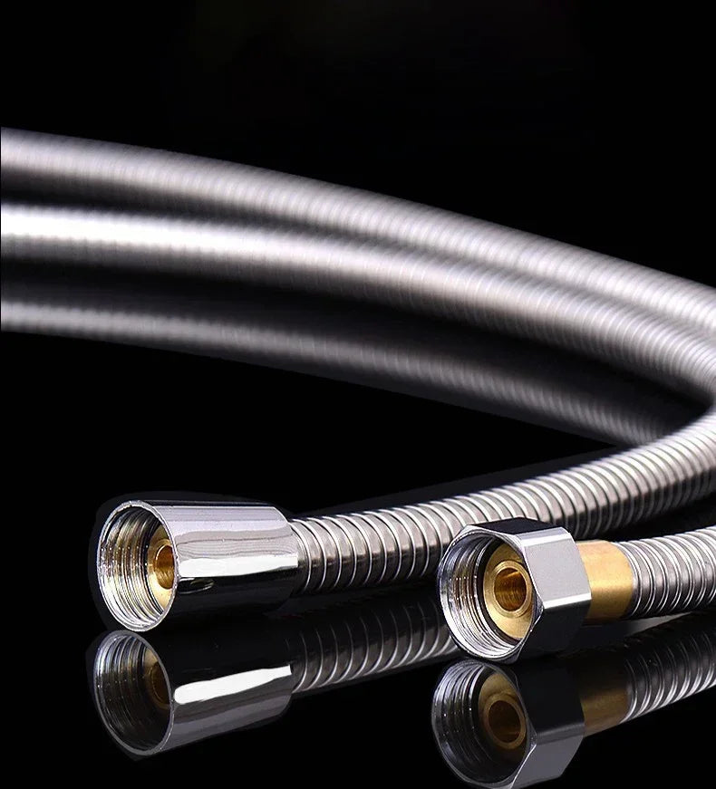 5m 304 Stainless Steel Shower Hose High Quality Faucet Hose Flexible Shower Hose Thick Silicone Bathroom 3 Meter Shower