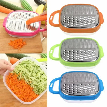 Plastic Manual Vegetable Chopper Slicer Cheese Carrot Shredder 3-in-1 Potato Grater French Fry Cutter Kitchen Fruit Accessories