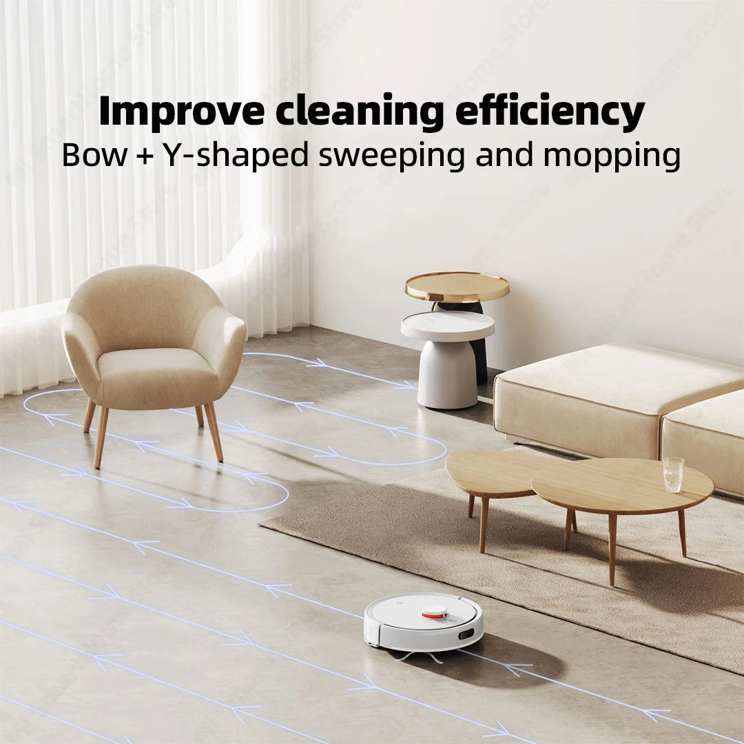 XIAOMI MIJIA Robot Vacuum Cleaners Mop 3C Pro Enhanced Edition Plus C103 5000PA Suction Sweeping Washing Mop APP Smart Planned