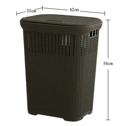 Nordic Wind Plastic Home Bathroom Laundry Basket Living Room Multi-purpose Toy Basket Bedroom Clothing Storage Basket