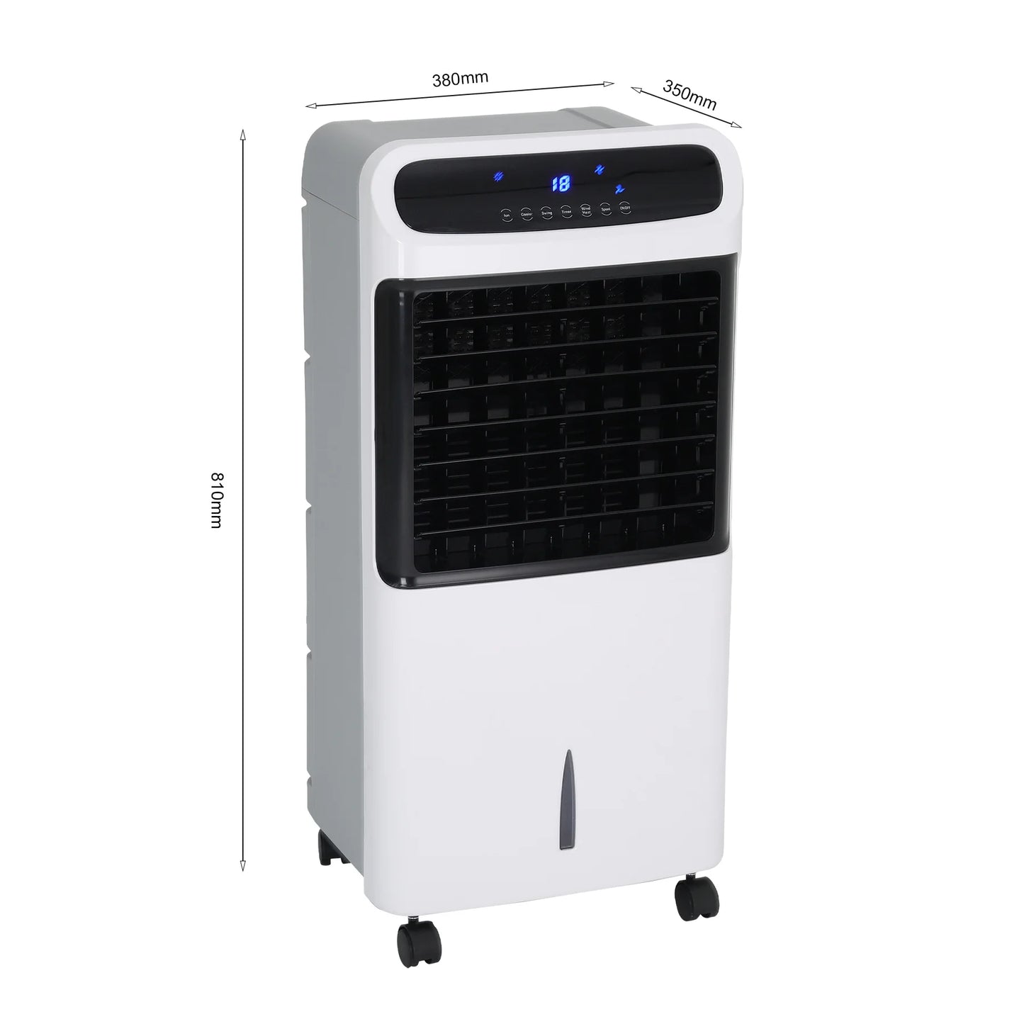 White 2 in 1 Air Cooler and Heater