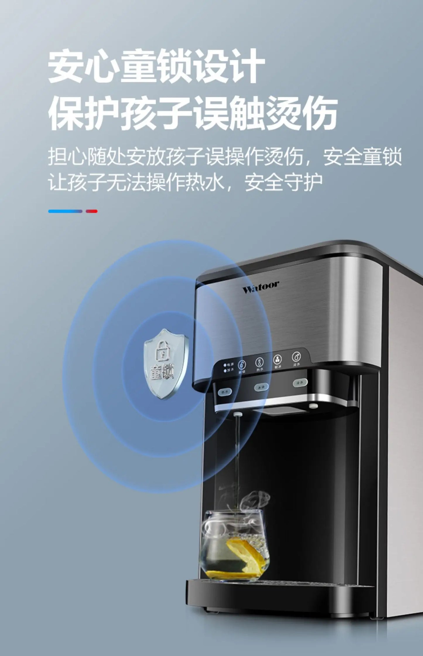 220V Quick Ice Maker Machine Commercial Home Use Cold and Hot Water Dispenser Small Vertical Ice Cube Maker Machine Cocina