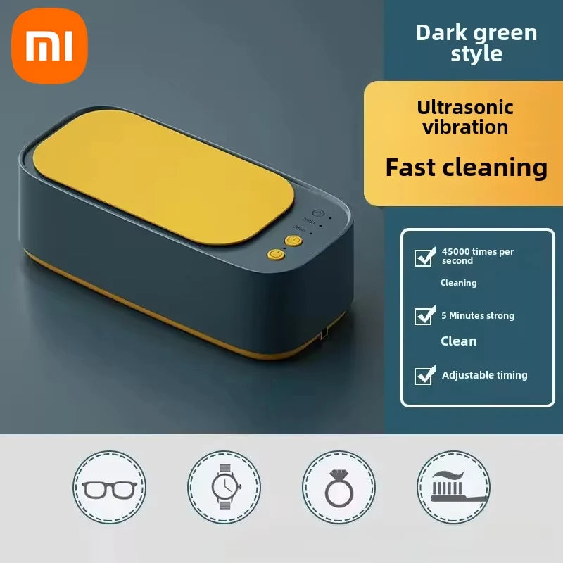 Xiaomi MIJIA 45KHZ Ultrasonic Glasses Cleaning Machine Ultrasound Jewelry Cleaner Machine High Frequency Ultrasonic Cleaner Bath